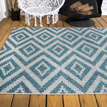 Sintra Diamond Tribal Indoor/outdoor Area Rug